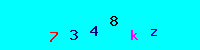 Blue Captcha Image