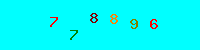 Blue Captcha Image