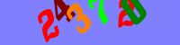 Blue Captcha Image