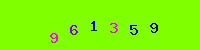 Blue Captcha Image