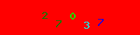 Blue Captcha Image