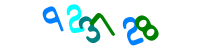 Blue Captcha Image