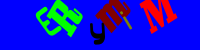 Blue Captcha Image