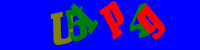 Blue Captcha Image