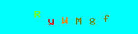 Blue Captcha Image