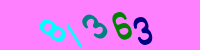 Blue Captcha Image