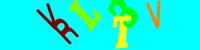 Blue Captcha Image