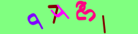 Blue Captcha Image