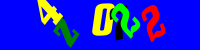 Blue Captcha Image