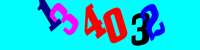 Blue Captcha Image