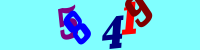 Blue Captcha Image