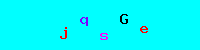 Blue Captcha Image