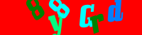 Blue Captcha Image