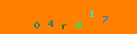 Blue Captcha Image