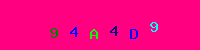 Blue Captcha Image