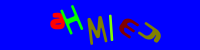Blue Captcha Image