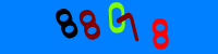 Blue Captcha Image