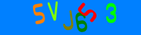 Blue Captcha Image