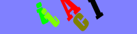 Blue Captcha Image
