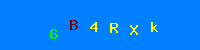 Blue Captcha Image
