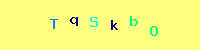 Blue Captcha Image