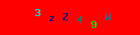 Blue Captcha Image