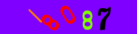 Blue Captcha Image