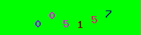 Blue Captcha Image
