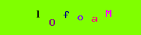 Blue Captcha Image
