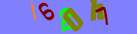 Blue Captcha Image