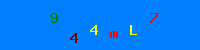 Blue Captcha Image