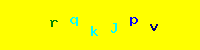 Blue Captcha Image