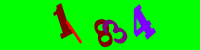 Blue Captcha Image