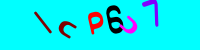 Blue Captcha Image