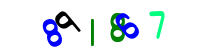 Blue Captcha Image