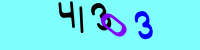 Blue Captcha Image