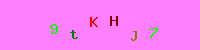 Blue Captcha Image