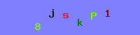 Blue Captcha Image