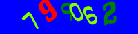 Blue Captcha Image