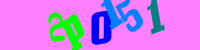 Blue Captcha Image