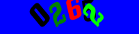 Blue Captcha Image