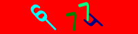 Blue Captcha Image