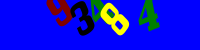 Blue Captcha Image