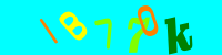 Blue Captcha Image