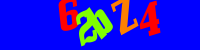 Blue Captcha Image