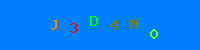 Blue Captcha Image