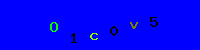 Blue Captcha Image