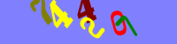 Blue Captcha Image