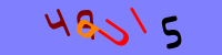 Blue Captcha Image