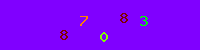 Blue Captcha Image